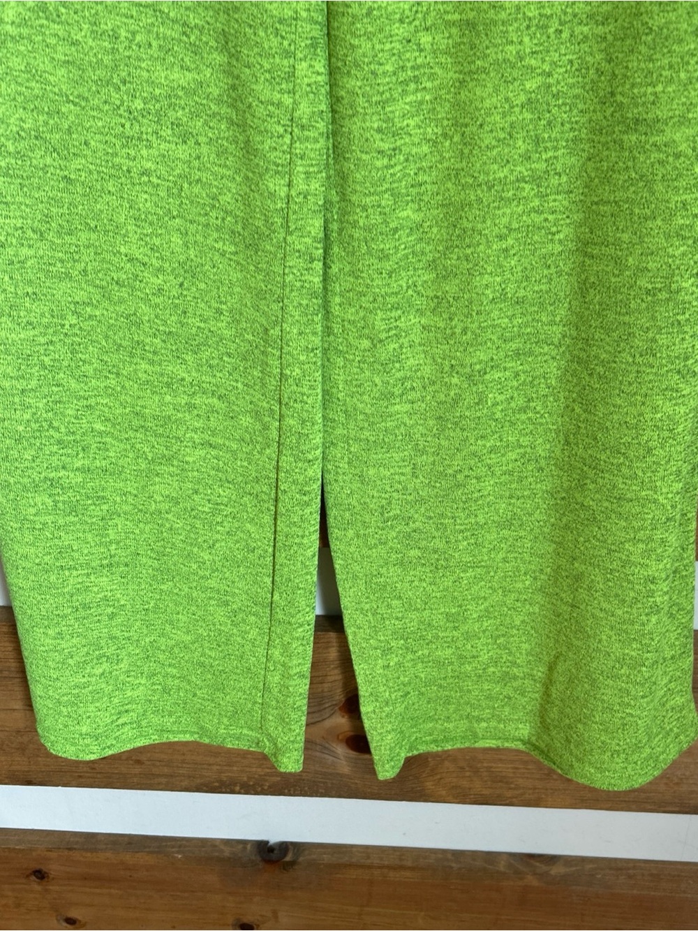 NWT Daisy Casual Women's Wide Leg Lounge Pants & Crop Top Set Lime Green Size XL - Picture 6 of 15